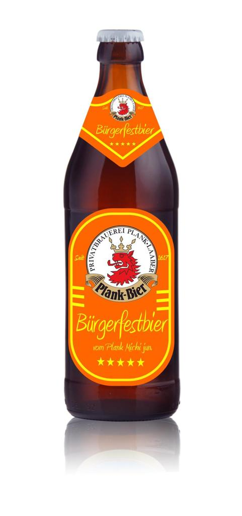 Plank - Bürgerfestbier - Abverkauf: MHD Oktober 2022