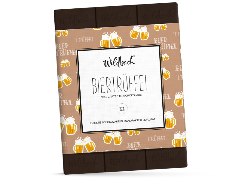 Wildbach Schokolade - Biertrüffel 82%